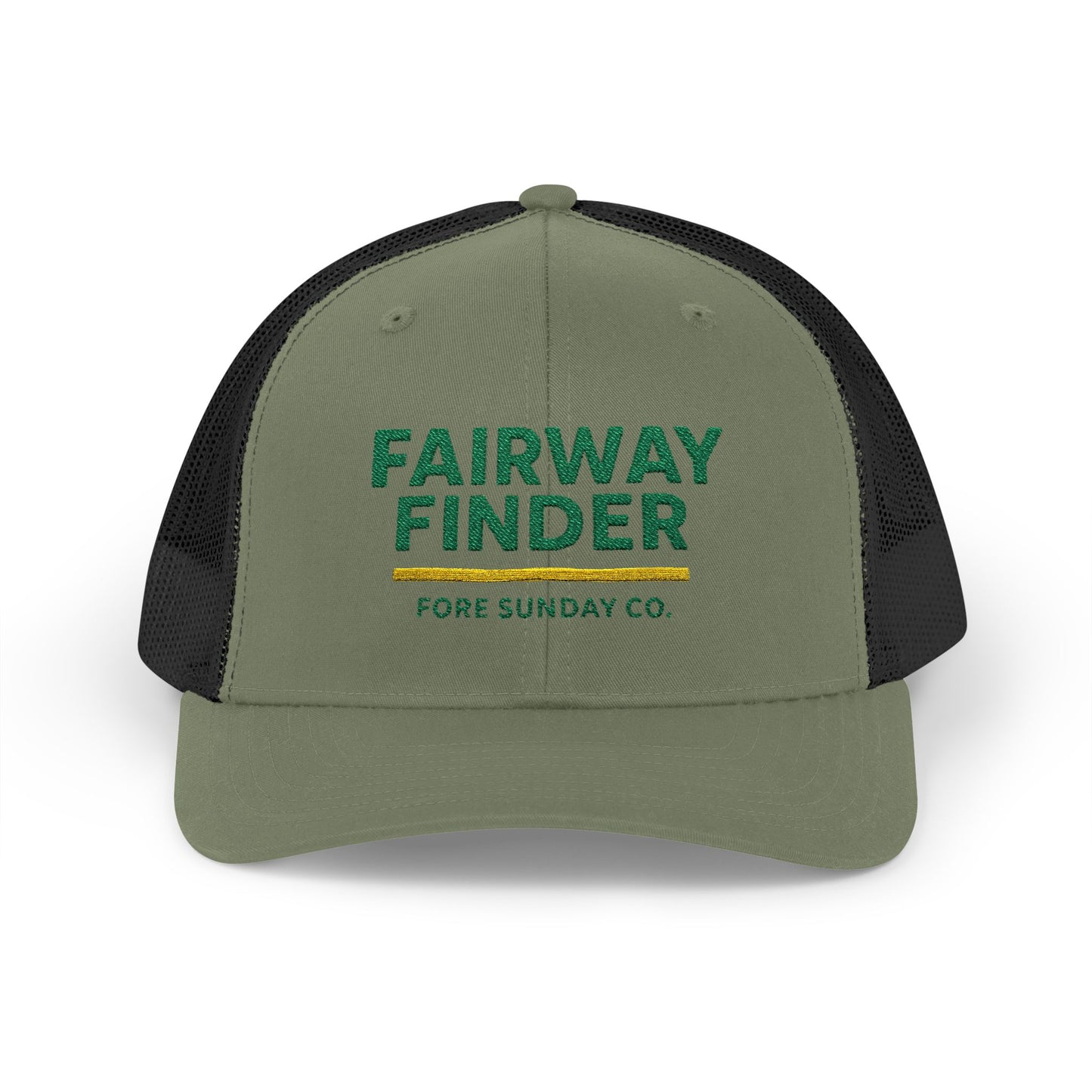 Fairway Finder Snapback Trucker Cap | Golf Cap, Outdoor Hat, Golf Gift, Adjustable Hat