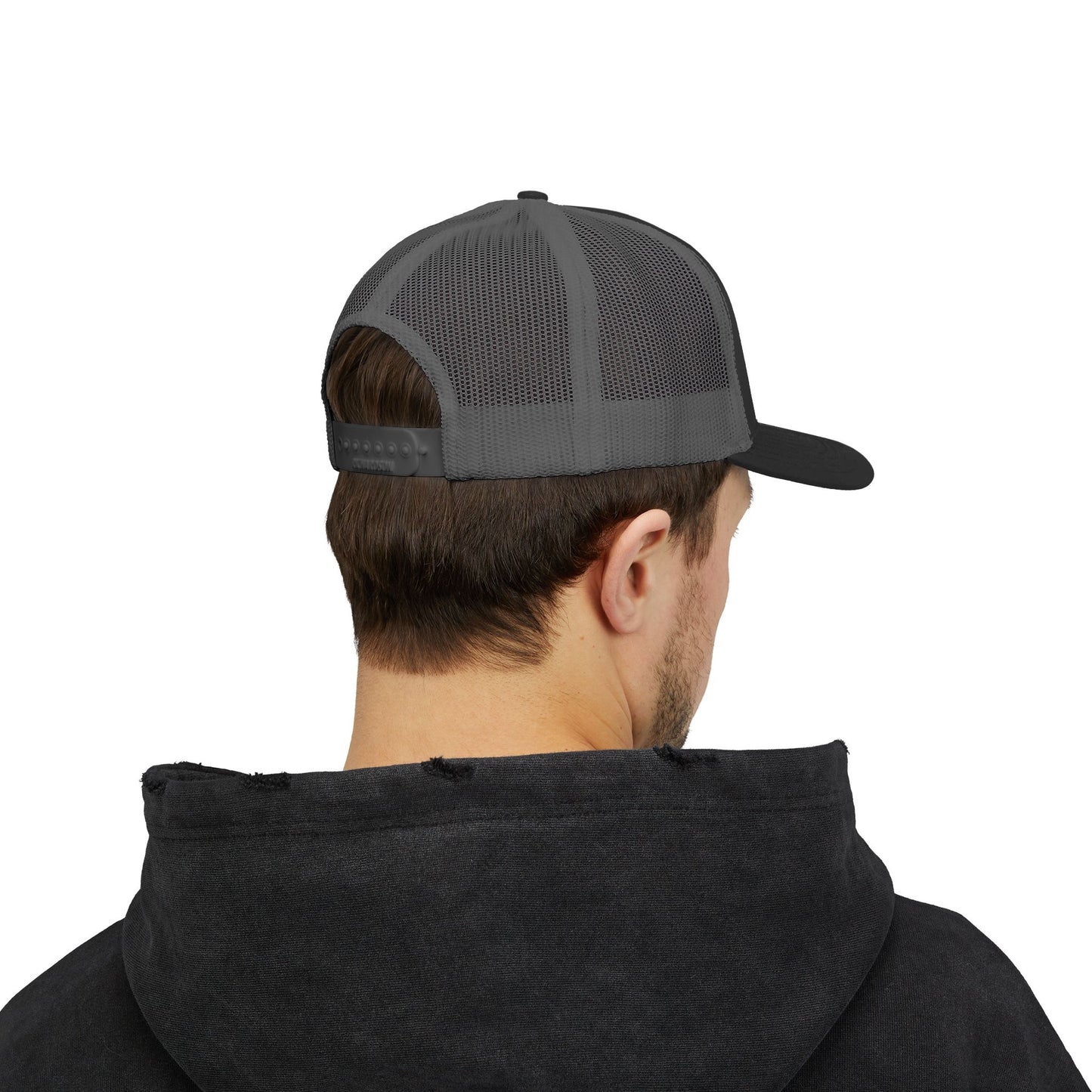 Colorful Power Fade Snapback Trucker Cap, Funny Golf Hat, Unique Baseball Cap, Gift for Golfers, Fashionable Outdoor Accessory