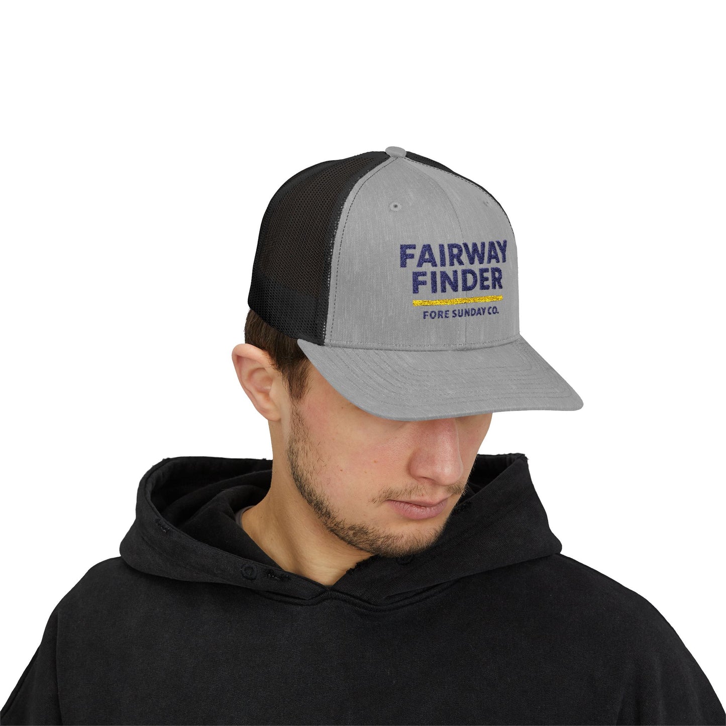 Fairway Finder Snapback Trucker Cap - Perfect for Golf Lovers, Casual Style, Golf Events, Father's Day Gift