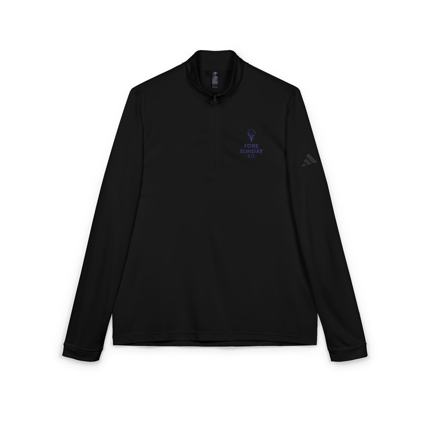 adidas® Quarter-Zip Pullover, Casual Activewear, Sports Jacket, Embroidered Golf Apparel, Stylish Layer for Outdoor Activities