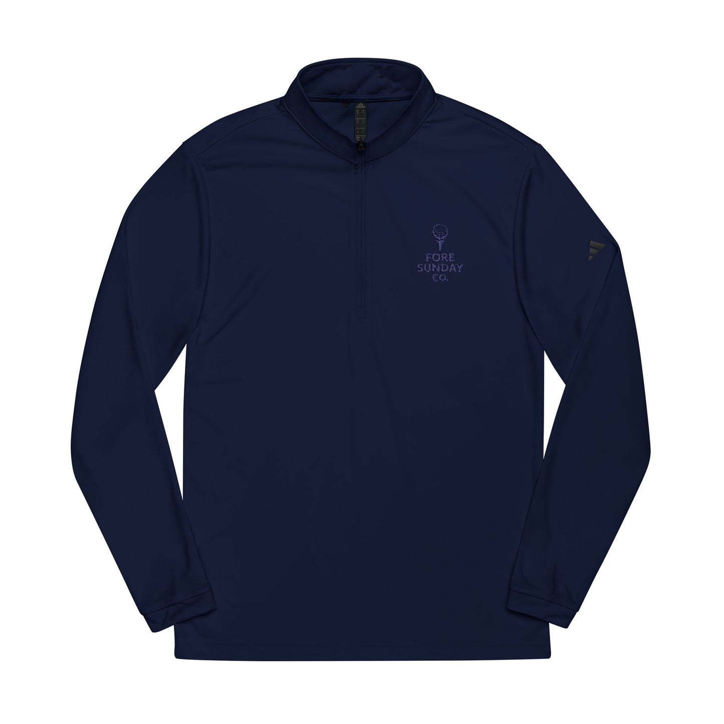 adidas® Quarter-Zip Pullover, Casual Activewear, Sports Jacket, Embroidered Golf Apparel, Stylish Layer for Outdoor Activities