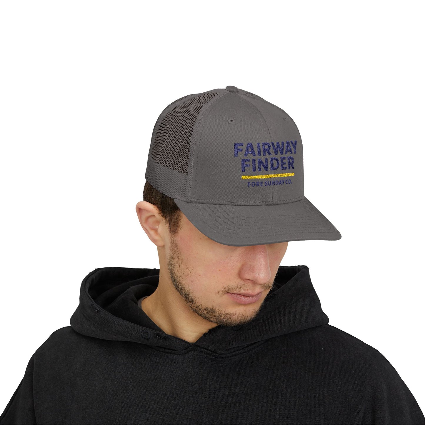 Fairway Finder Snapback Trucker Cap - Perfect for Golf Lovers, Casual Style, Golf Events, Father's Day Gift