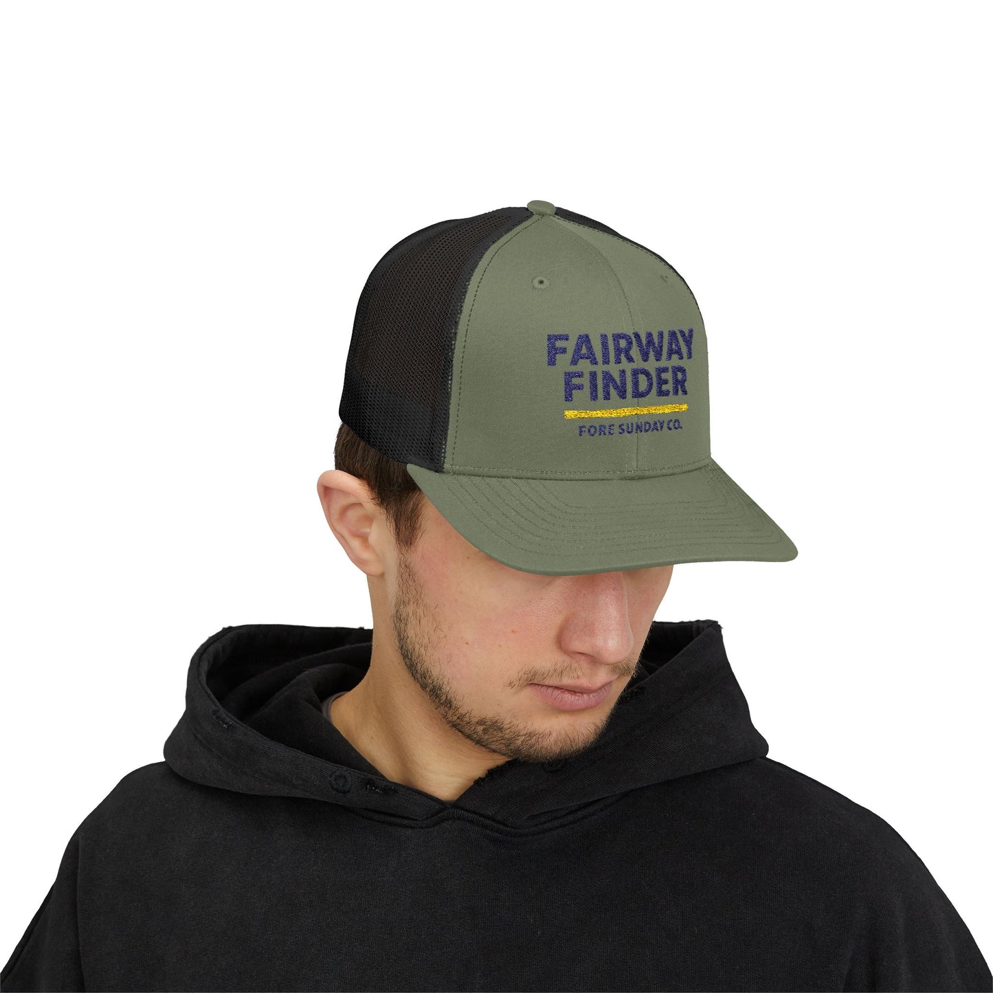 Fairway Finder Snapback Trucker Cap - Perfect for Golf Lovers, Casual Style, Golf Events, Father's Day Gift