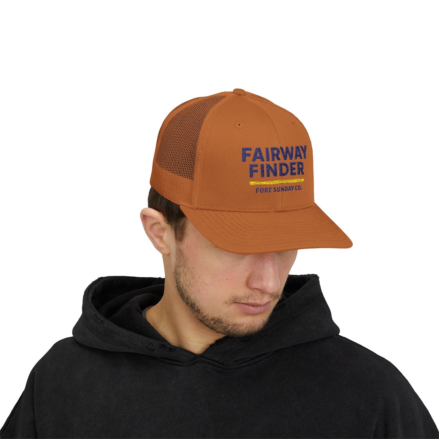 Fairway Finder Snapback Trucker Cap - Perfect for Golf Lovers, Casual Style, Golf Events, Father's Day Gift