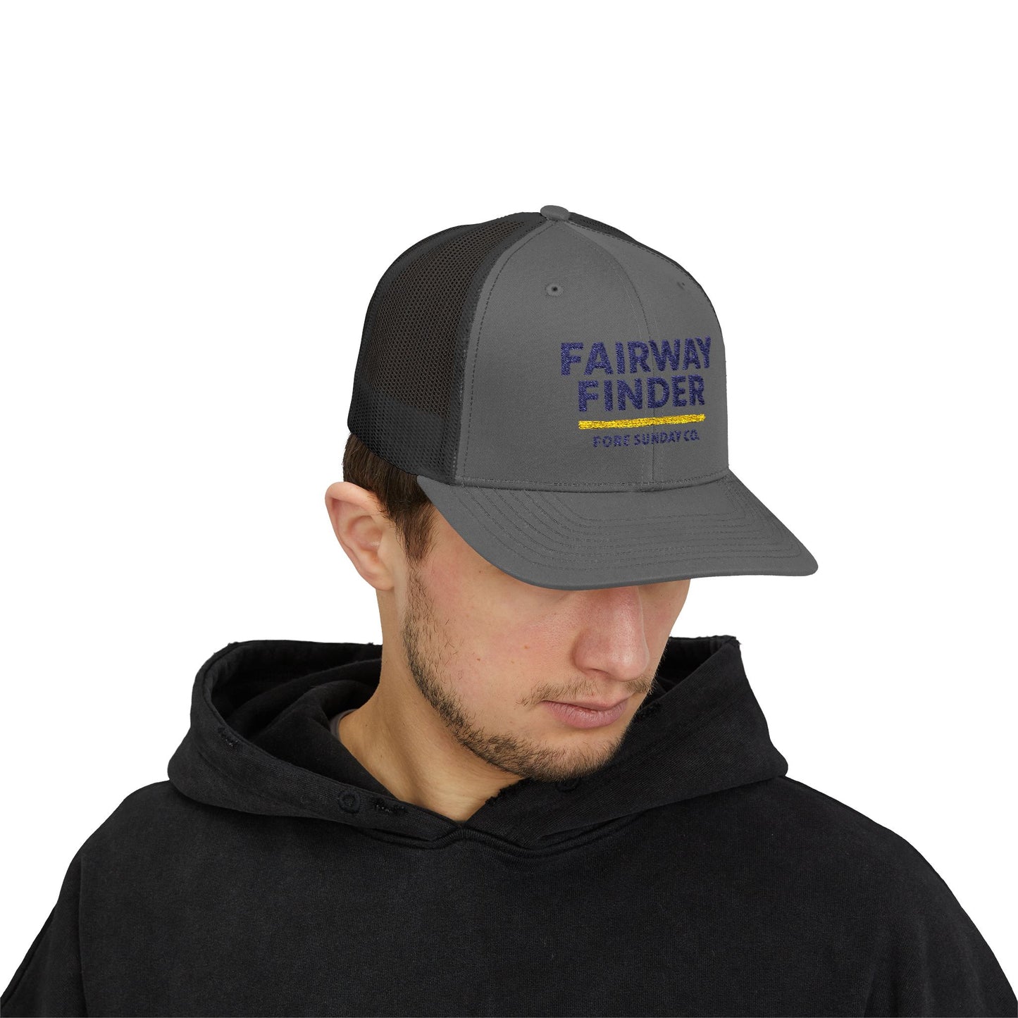 Fairway Finder Snapback Trucker Cap - Perfect for Golf Lovers, Casual Style, Golf Events, Father's Day Gift