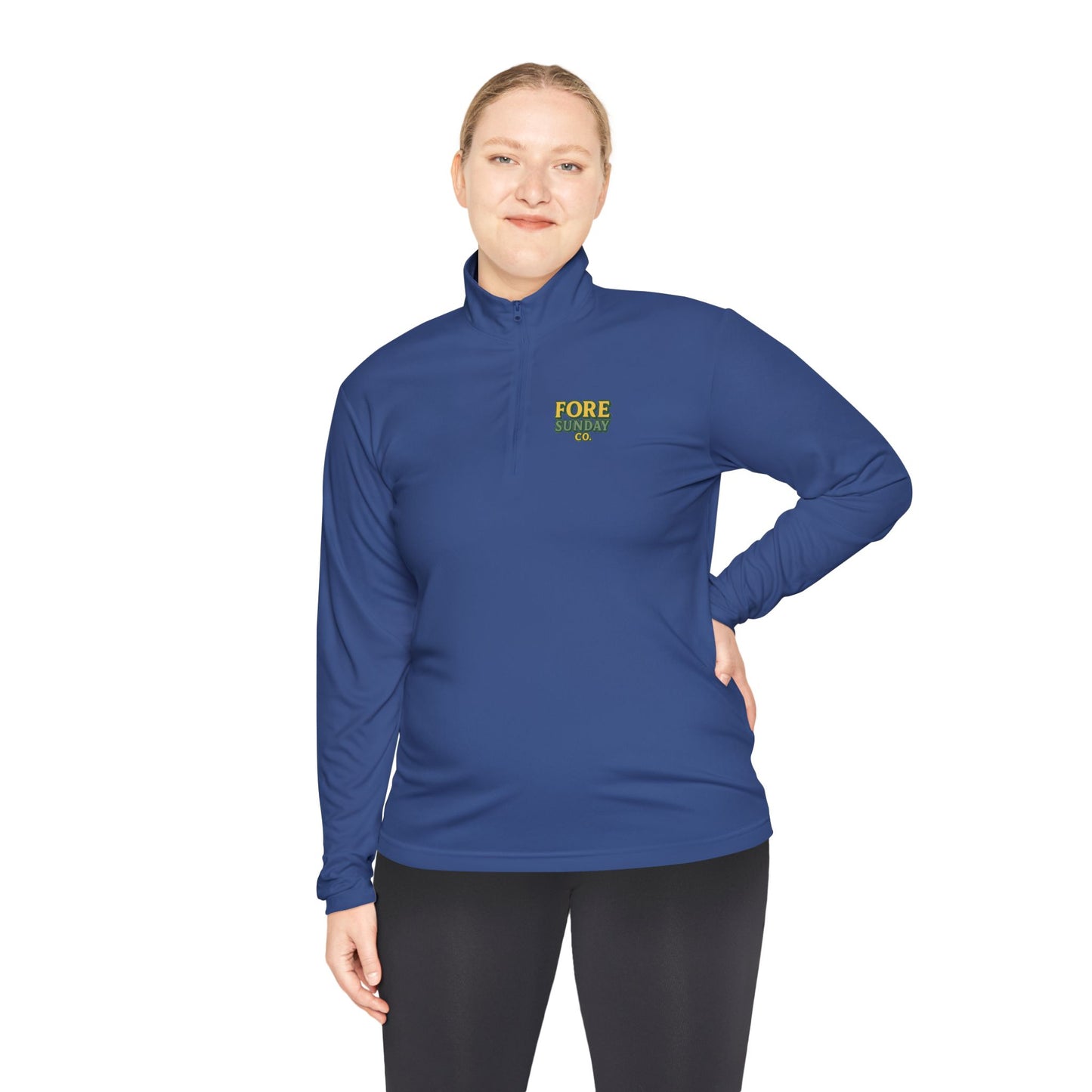 King of the Greens - Unisex Quarter Zip Pullover - Perfect for Golf Lovers, Sports Events, Casual Wear, Gifts