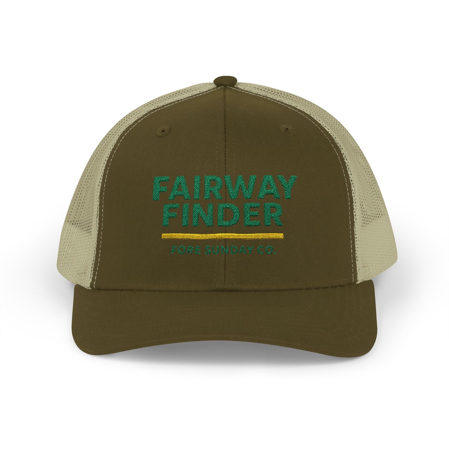 Fairway Finder Snapback Trucker Cap | Golf Cap, Outdoor Hat, Golf Gift, Adjustable Hat