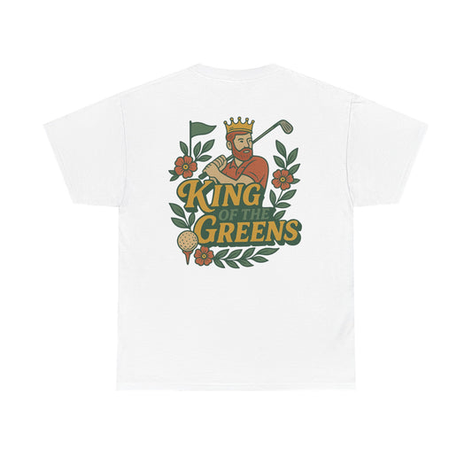 King of the Greens - Unisex Heavy Cotton Tee, Golf T-Shirt, Gift for Golfers, Golf Swagger