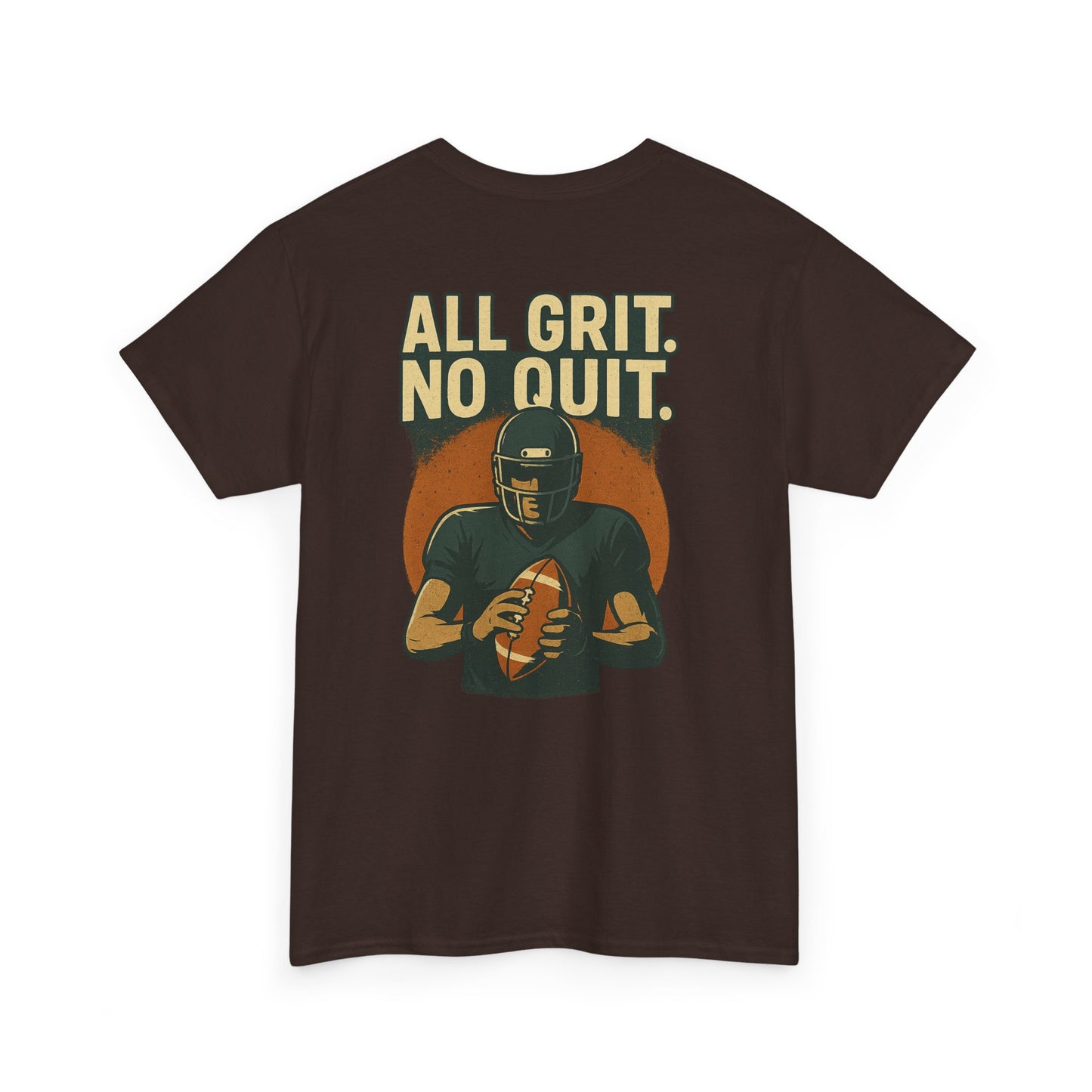 All Grit No Quit - Unisex Heavy Cotton Tee - Football T-Shirt