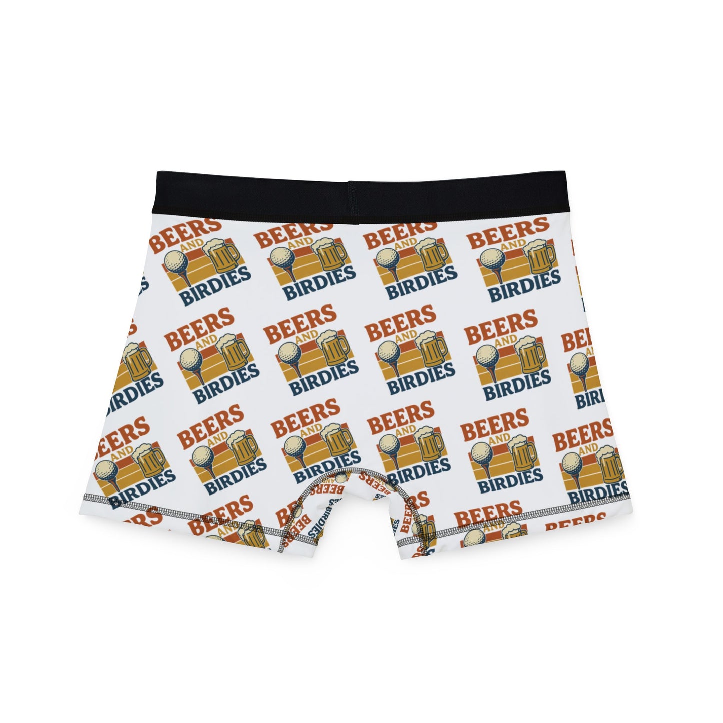 Beers and Birdies- Men's Boxers - Perfect Gift for Golfer, Men's Underwear