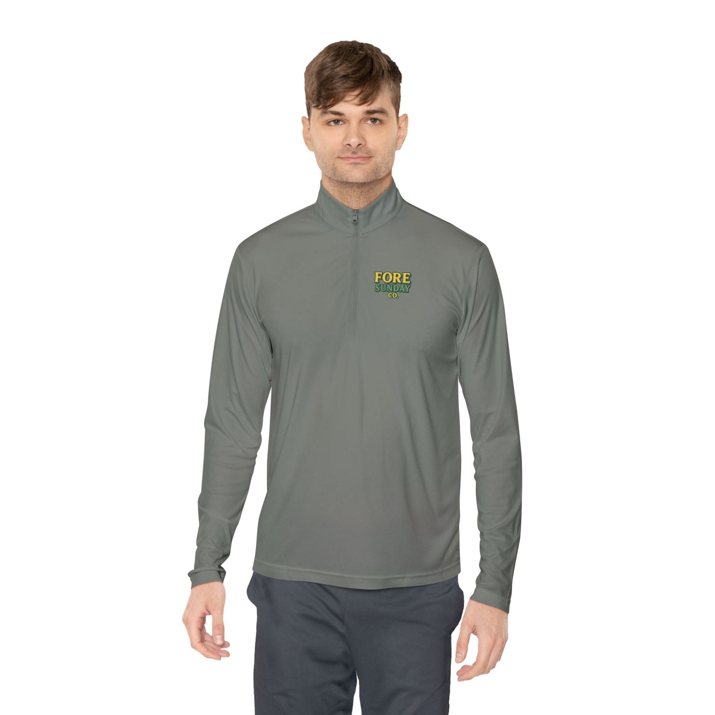 King of the Greens - Unisex Quarter Zip Pullover - Perfect for Golf Lovers, Sports Events, Casual Wear, Gifts