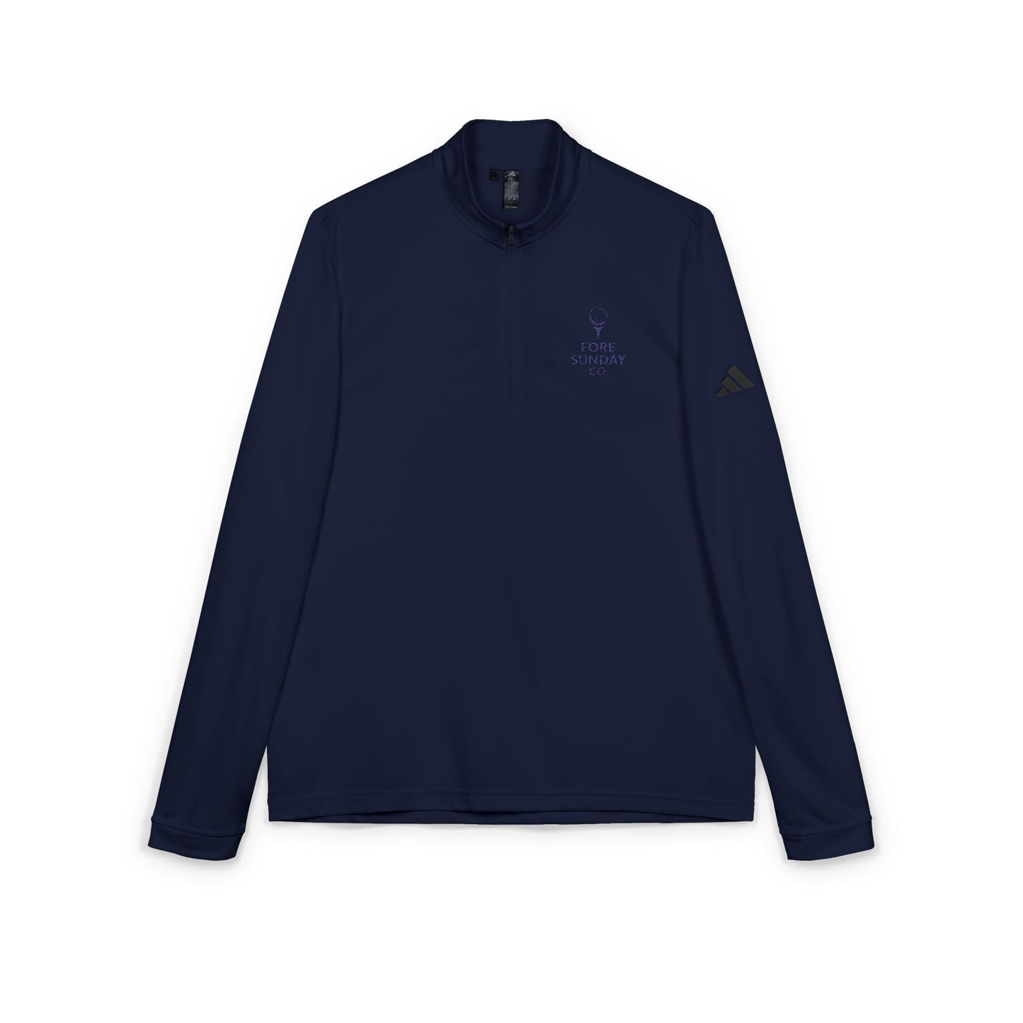 adidas® Quarter-Zip Pullover, Casual Activewear, Sports Jacket, Embroidered Golf Apparel, Stylish Layer for Outdoor Activities