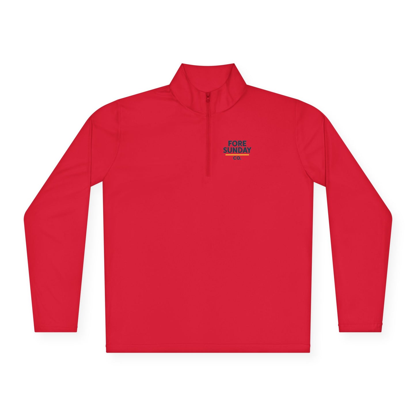 Fairway Finder - Fore Sunday - Unisex Quarter, Zip Pullover, Sportswear