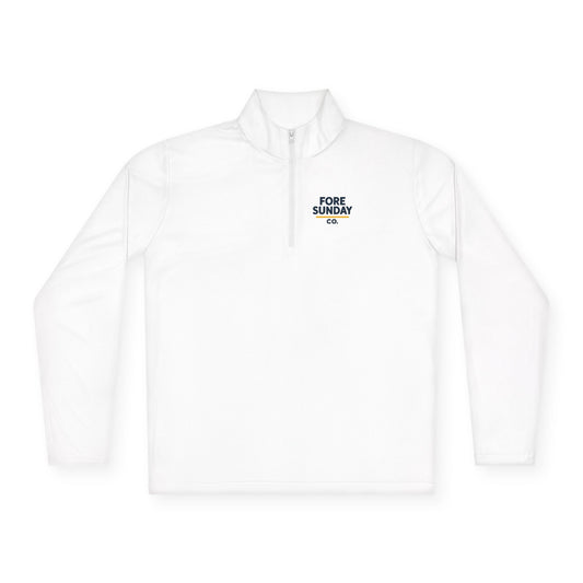 Fairway Finder - Fore Sunday - Unisex Quarter, Zip Pullover, Sportswear