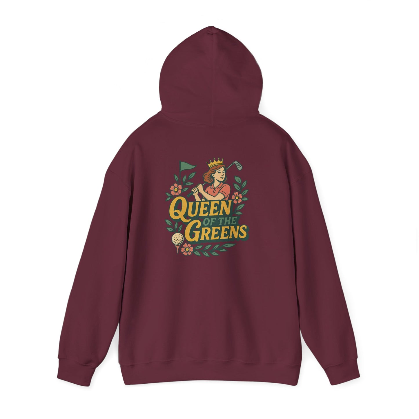 Queen of the Greens- Unisex Hoodie | Golf Apparel, Gifts for Golf Lovers, Comfortable Hoodie