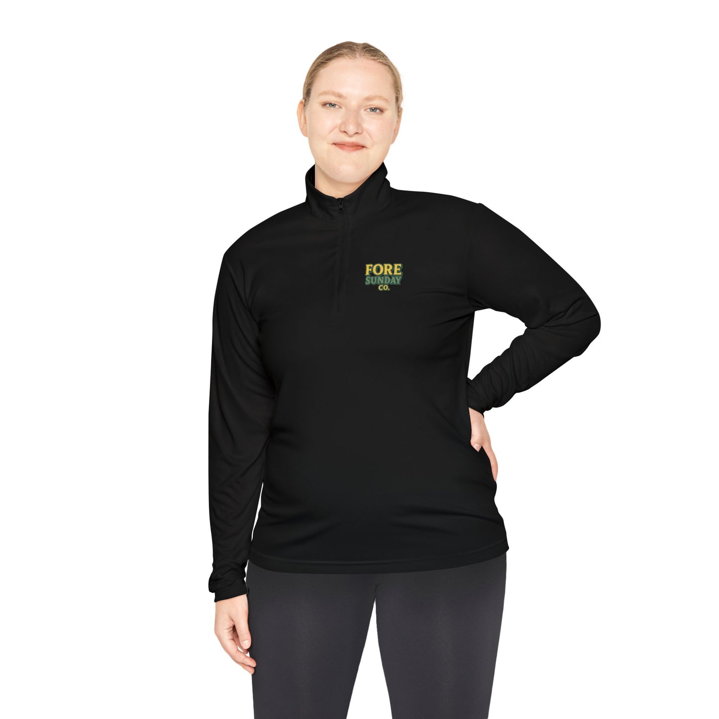 King of the Greens - Unisex Quarter Zip Pullover - Perfect for Golf Lovers, Sports Events, Casual Wear, Gifts