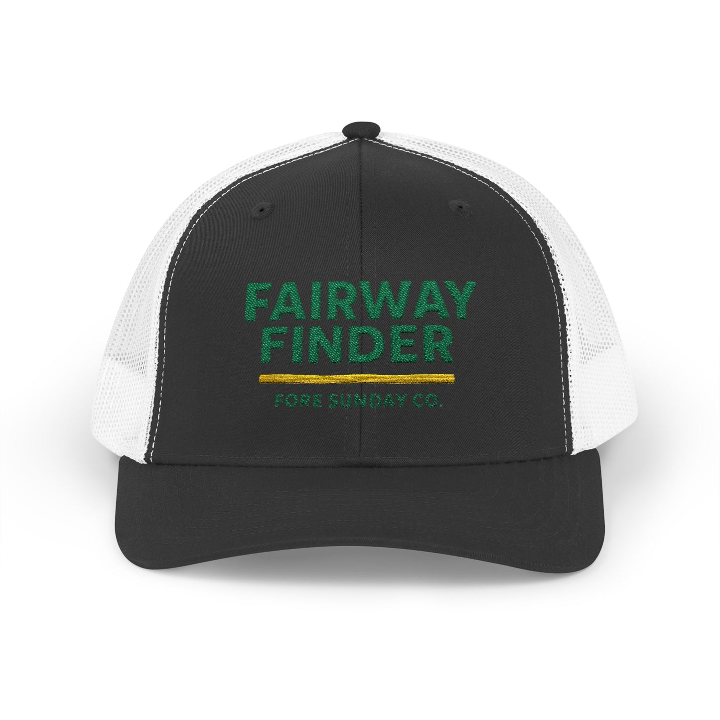 Fairway Finder Snapback Trucker Cap | Golf Cap, Outdoor Hat, Golf Gift, Adjustable Hat