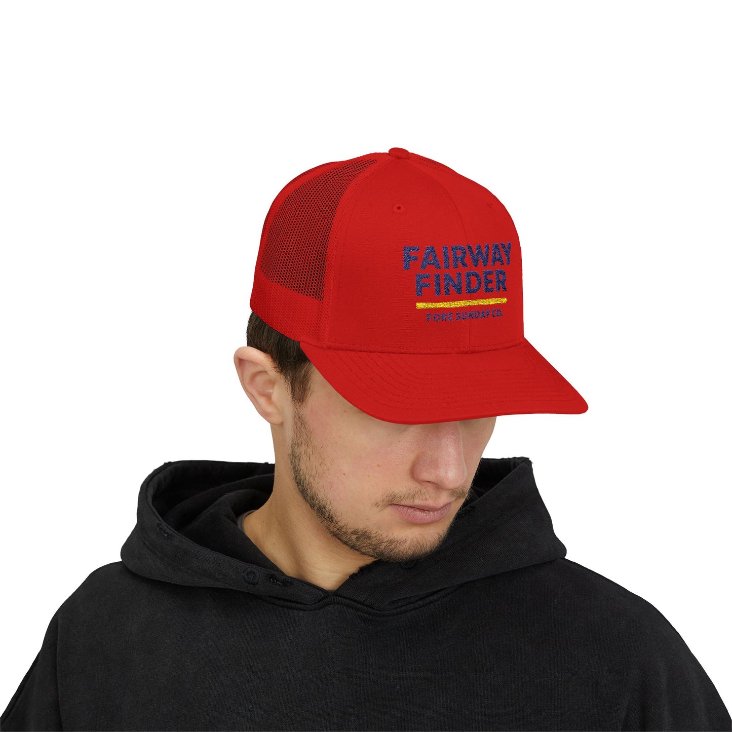 Fairway Finder Snapback Trucker Cap - Perfect for Golf Lovers, Casual Style, Golf Events, Father's Day Gift