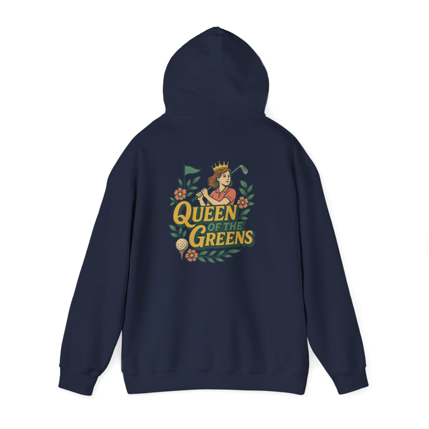 Queen of the Greens- Unisex Hoodie | Golf Apparel, Gifts for Golf Lovers, Comfortable Hoodie