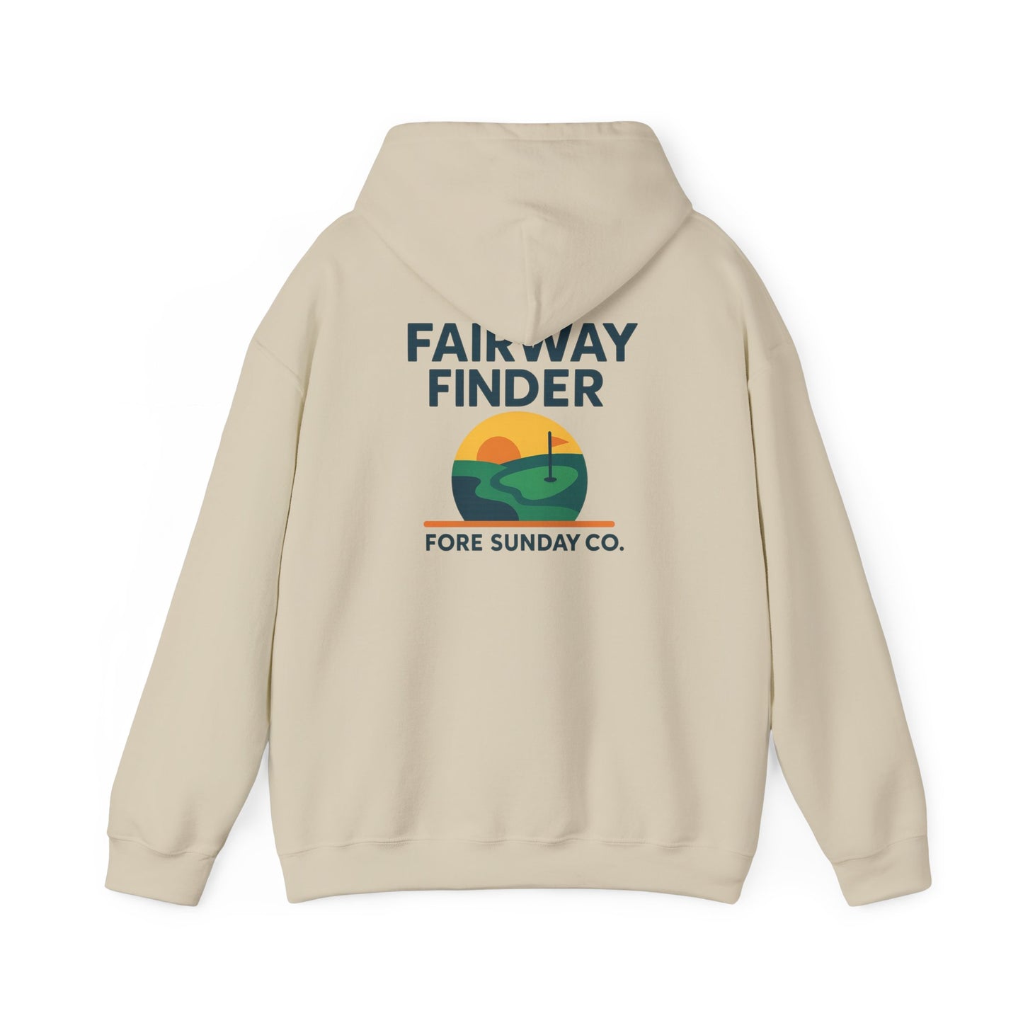 Fairway Finder - Fore Sunday Co - Unisex Hoodie, Golf Enthusiast Gift