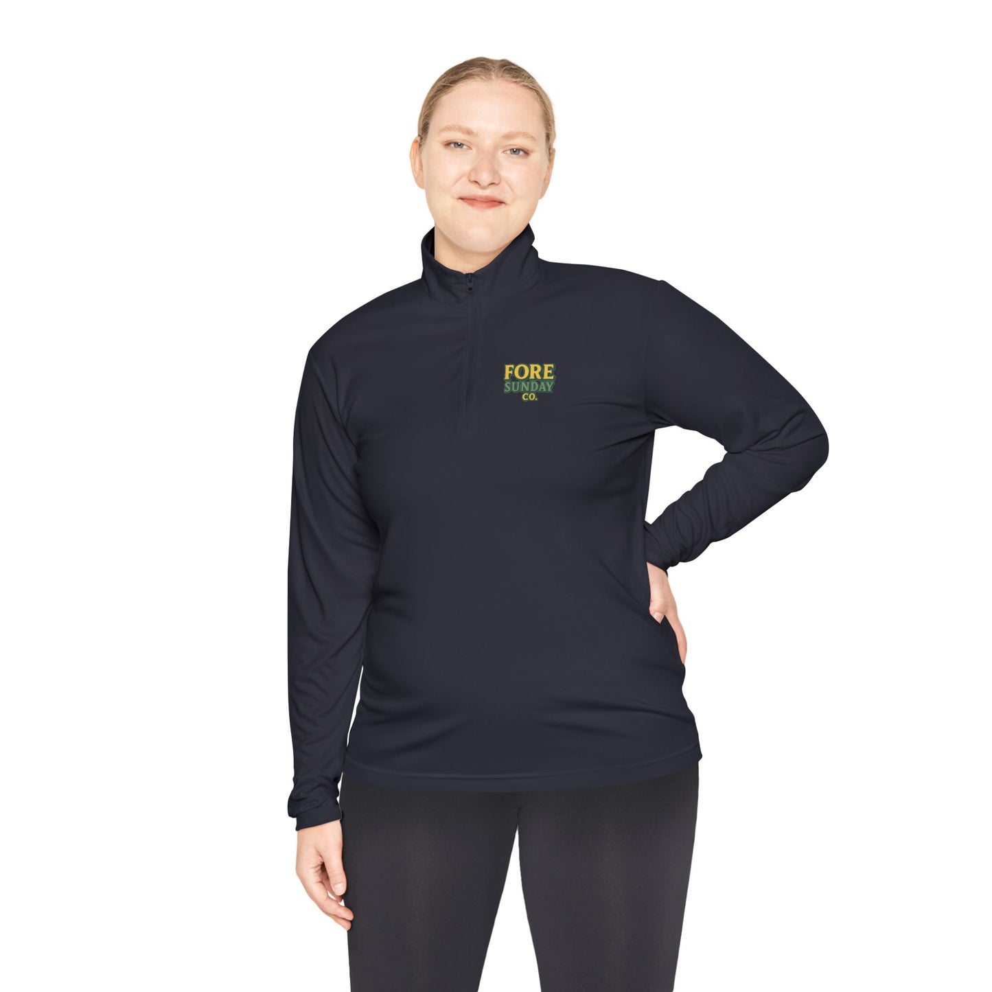 King of the Greens - Unisex Quarter Zip Pullover - Perfect for Golf Lovers, Sports Events, Casual Wear, Gifts