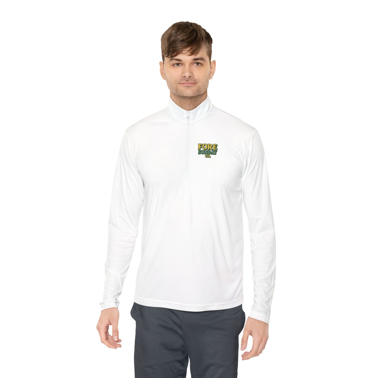 King of the Greens - Unisex Quarter Zip Pullover - Perfect for Golf Lovers, Sports Events, Casual Wear, Gifts