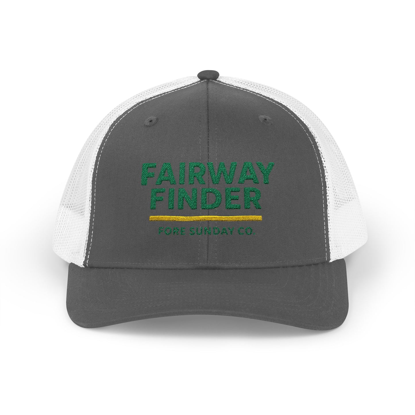 Fairway Finder Snapback Trucker Cap | Golf Cap, Outdoor Hat, Golf Gift, Adjustable Hat