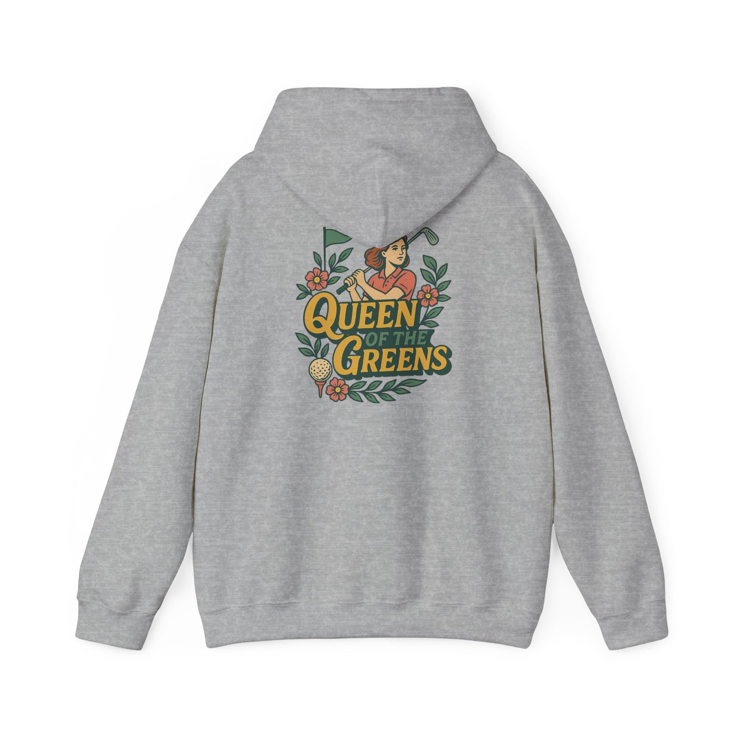 Queen of the Greens- Unisex Hoodie | Golf Apparel, Gifts for Golf Lovers, Comfortable Hoodie