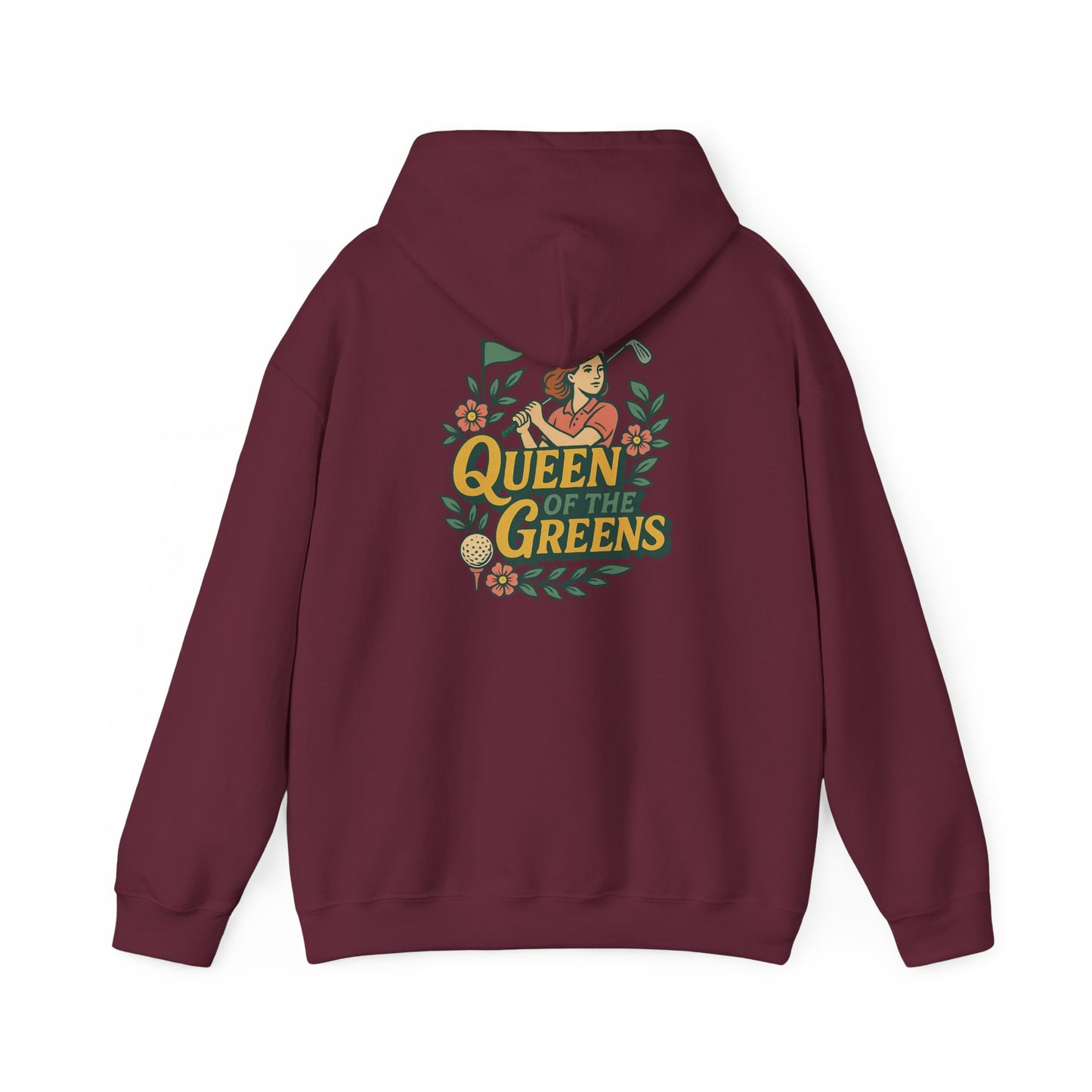 Queen of the Greens- Unisex Hoodie | Golf Apparel, Gifts for Golf Lovers, Comfortable Hoodie
