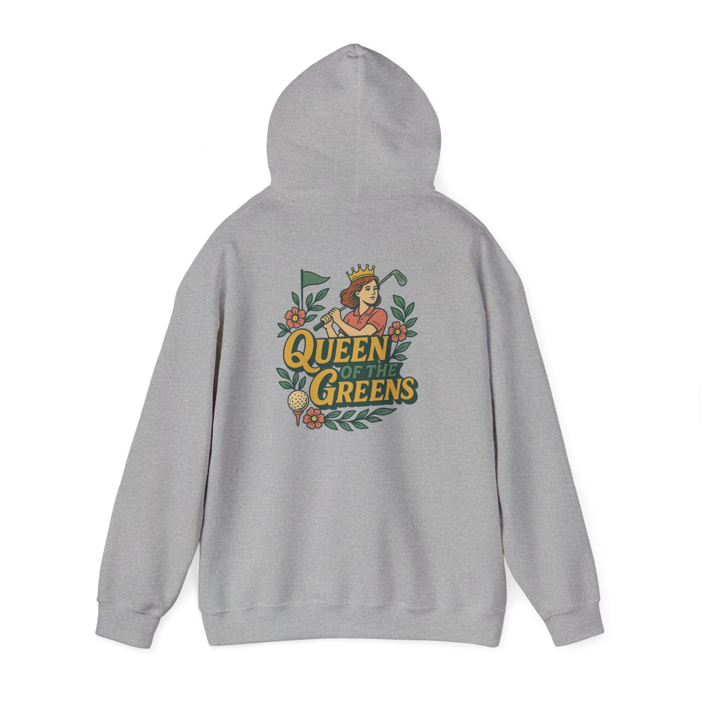 Queen of the Greens- Unisex Hoodie | Golf Apparel, Gifts for Golf Lovers, Comfortable Hoodie