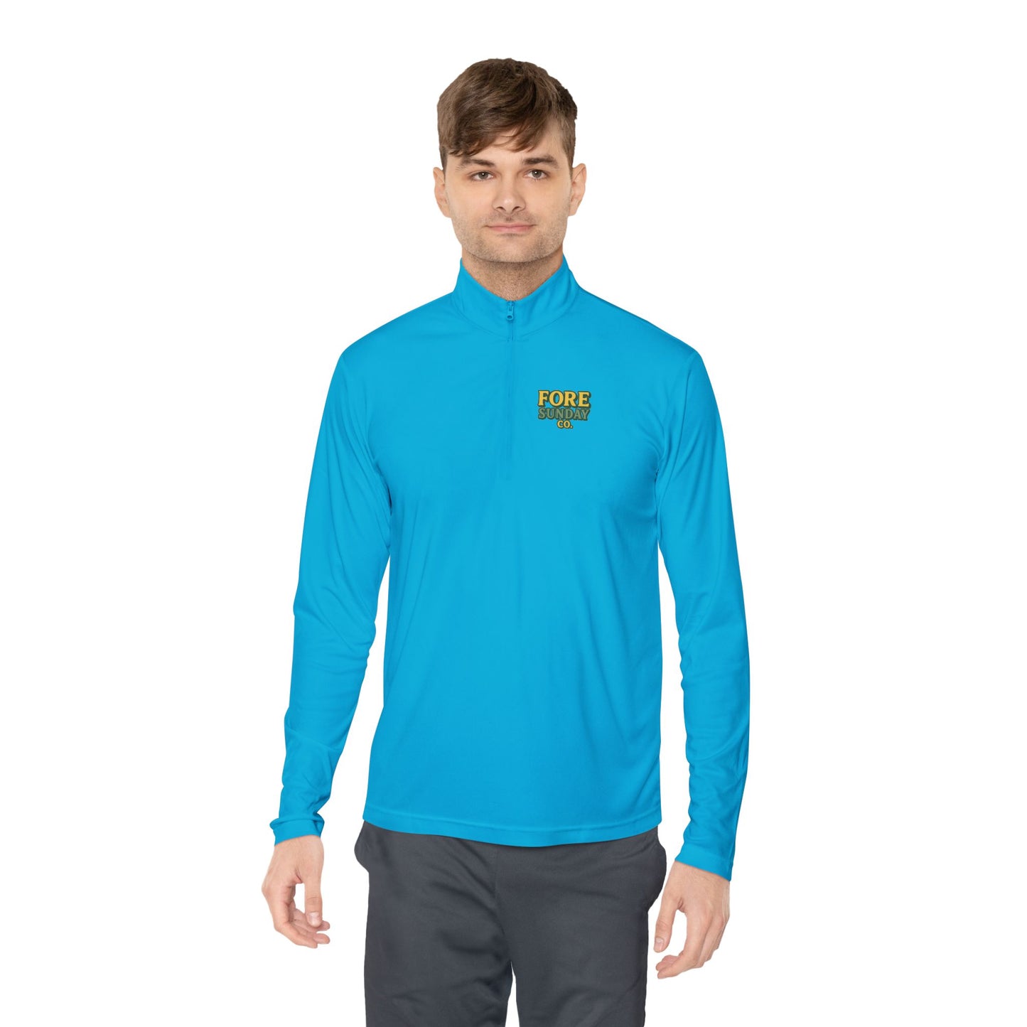 King of the Greens - Unisex Quarter Zip Pullover - Perfect for Golf Lovers, Sports Events, Casual Wear, Gifts