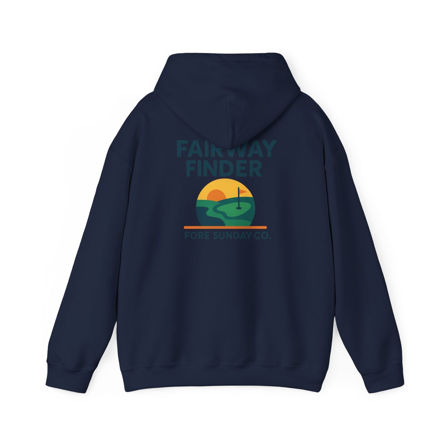 Fairway Finder - Fore Sunday Co - Unisex Hoodie, Golf Enthusiast Gift