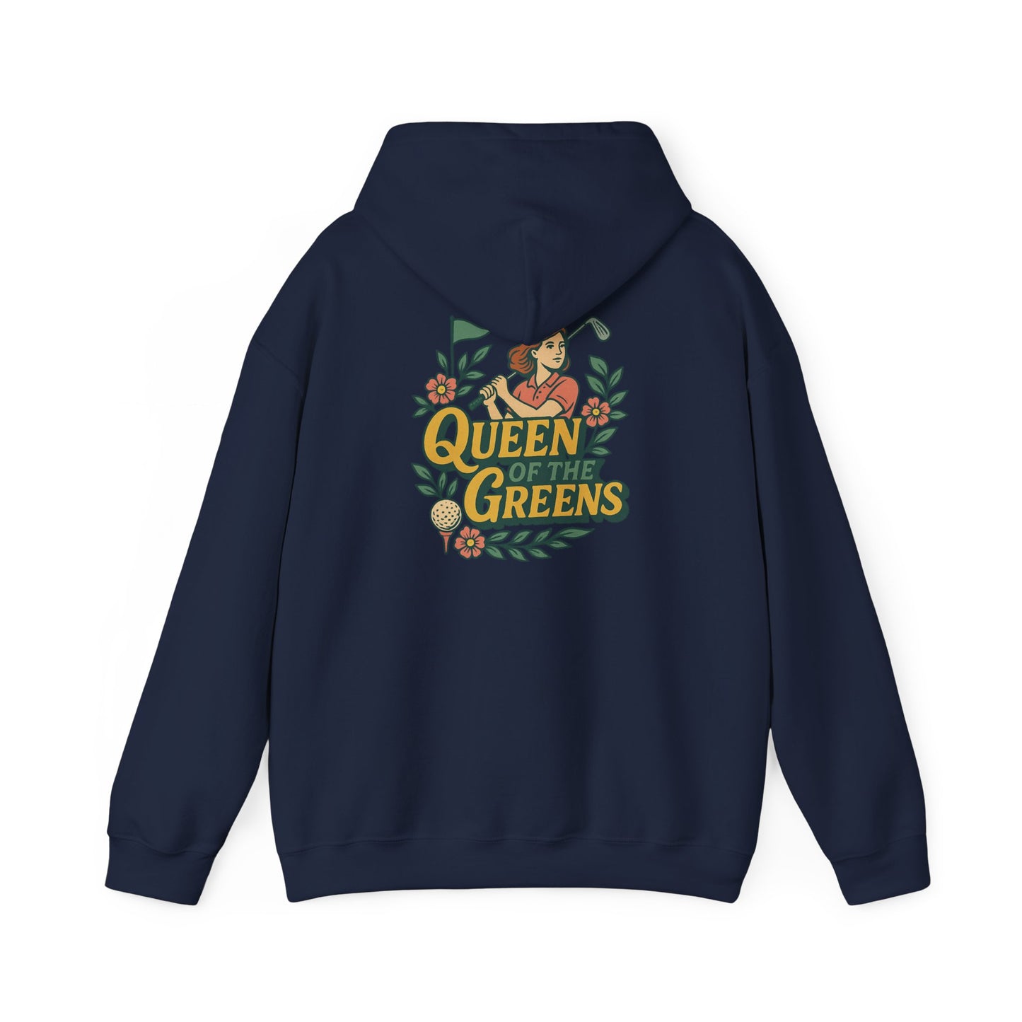 Queen of the Greens- Unisex Hoodie | Golf Apparel, Gifts for Golf Lovers, Comfortable Hoodie