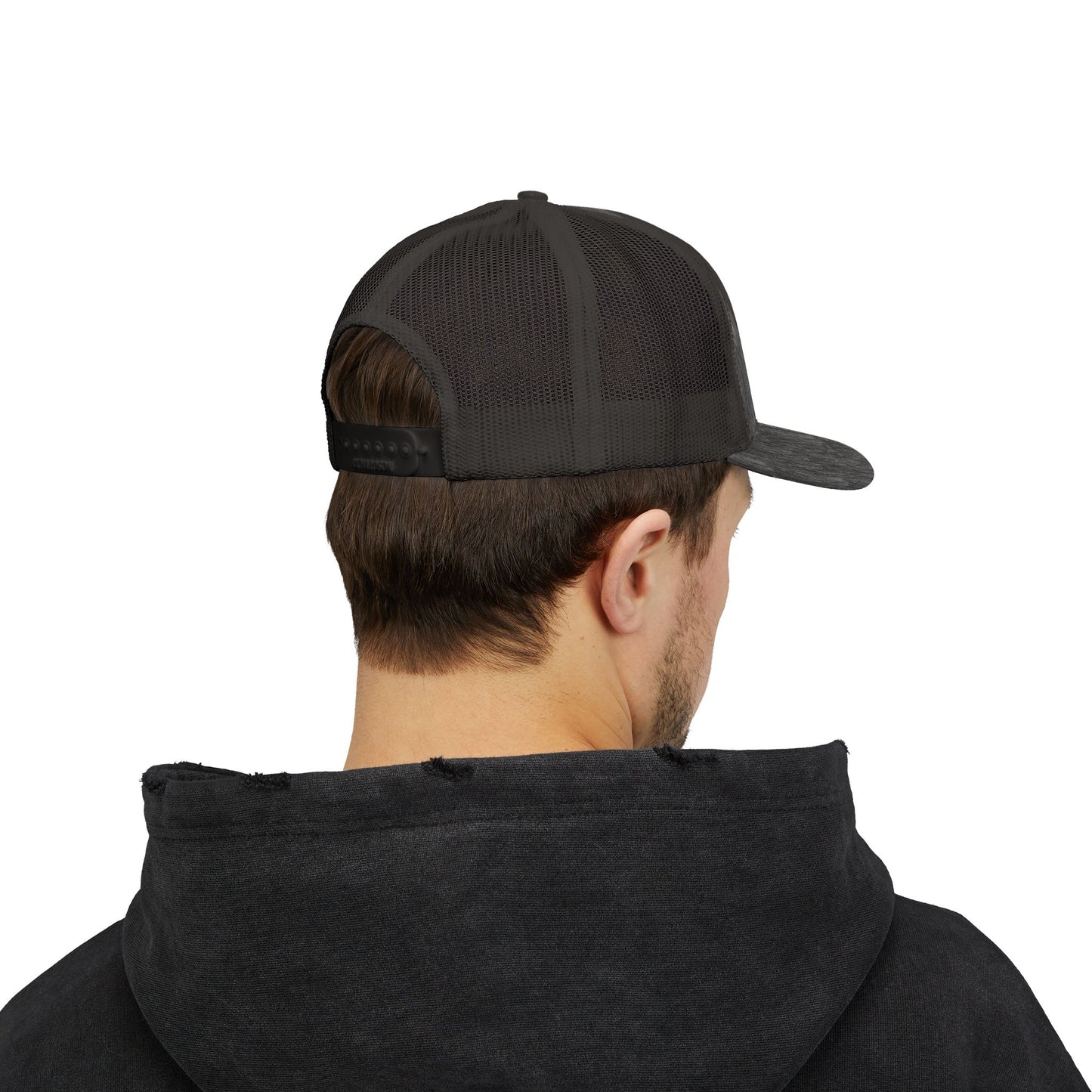 Colorful Power Fade Snapback Trucker Cap, Funny Golf Hat, Unique Baseball Cap, Gift for Golfers, Fashionable Outdoor Accessory