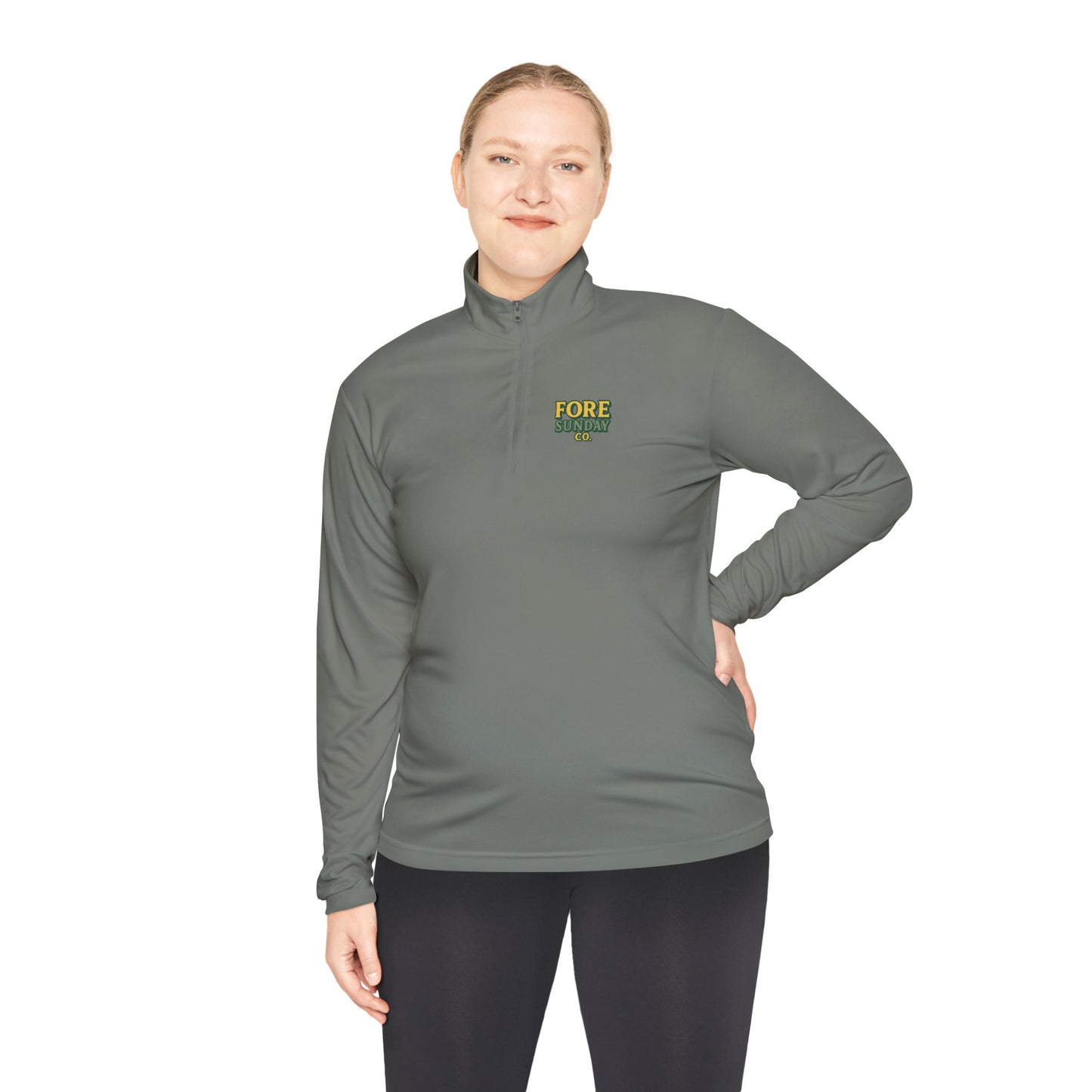 King of the Greens - Unisex Quarter Zip Pullover - Perfect for Golf Lovers, Sports Events, Casual Wear, Gifts