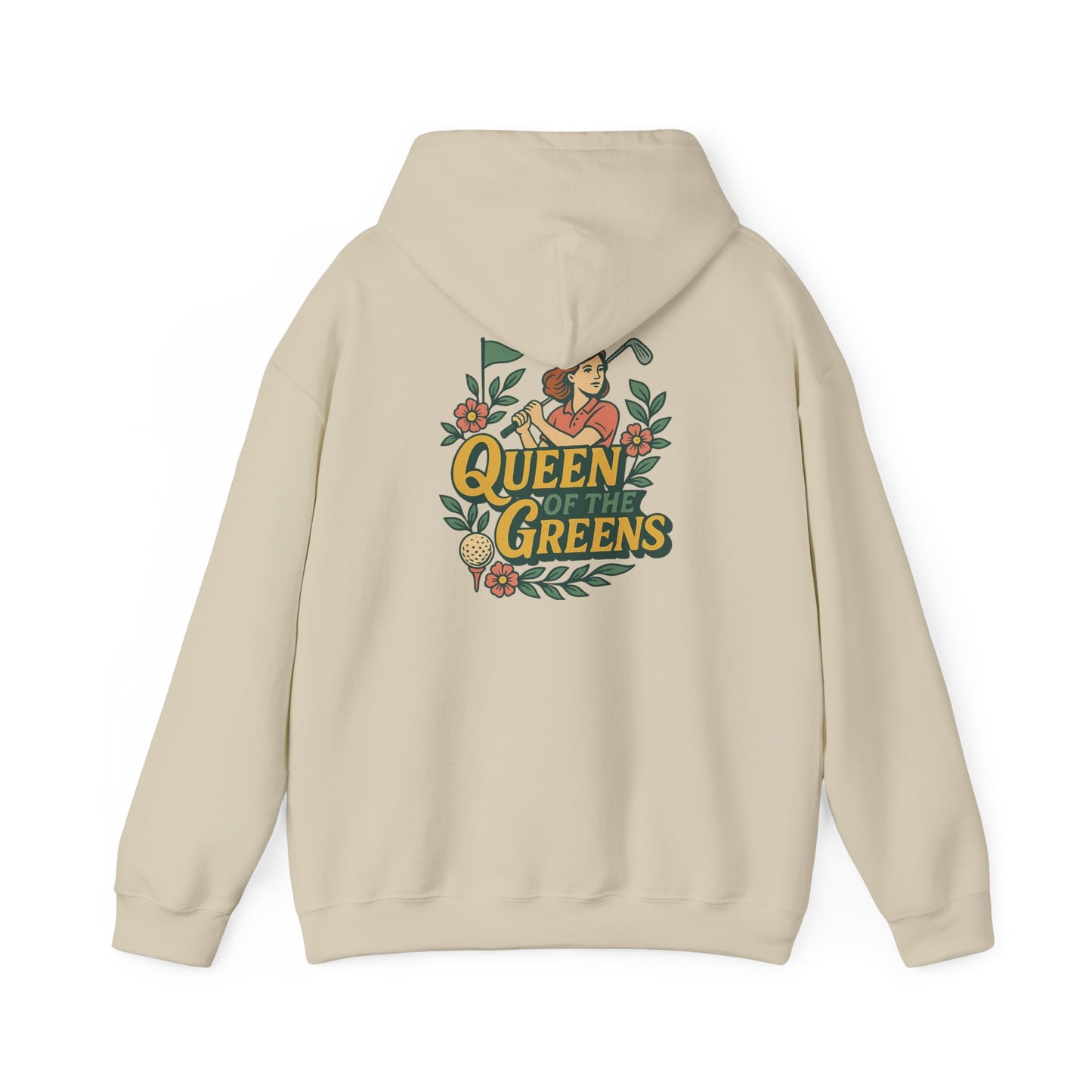 Queen of the Greens- Unisex Hoodie | Golf Apparel, Gifts for Golf Lovers, Comfortable Hoodie