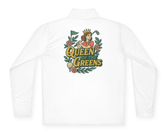 Queen of the Greens - Unisex Quarter-Zip Pullover